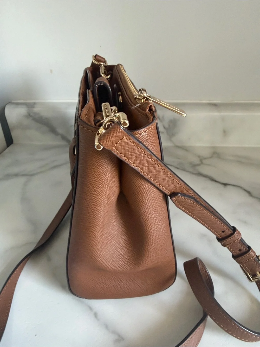 Michael Kors structured saffiano